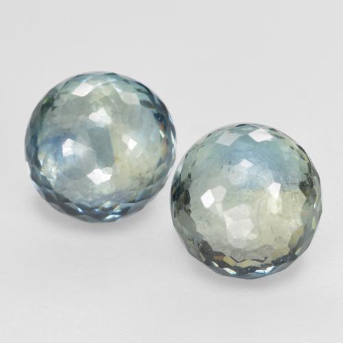 Multicolor Sapphire Gem - 0.6ct Round Mixed-Cut (ID: 570769)