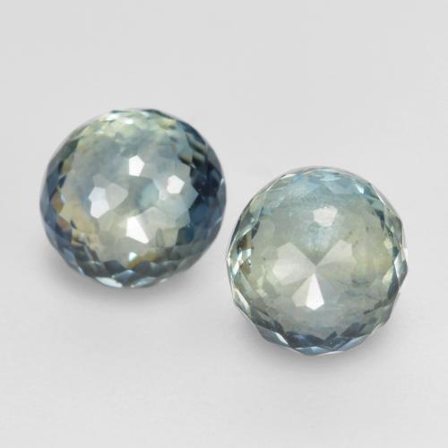 Multicolor Sapphire Gem - 0.5ct Round Mixed-Cut (ID: 570773)