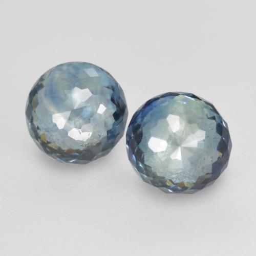Multicolor Sapphire Gem - 0.5ct Round Mixed-Cut (ID: 570774)