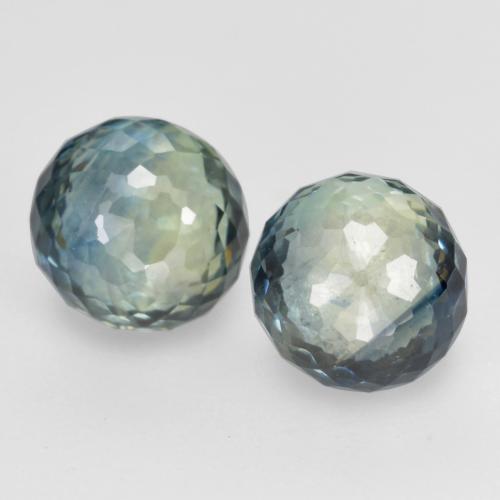 Multicolor Sapphire Gem - 0.6ct Round Mixed-Cut (ID: 570775)