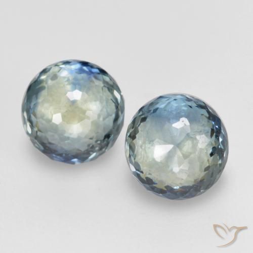 Multicolor Sapphire Gem - 0.5ct Round Mixed-Cut (ID: 570776)