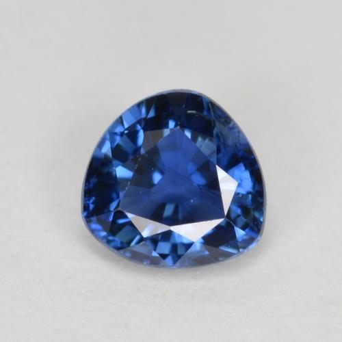 Navy Blue Saphir Edelstein - 0.5ct Trillantschliff (ID: 570779)