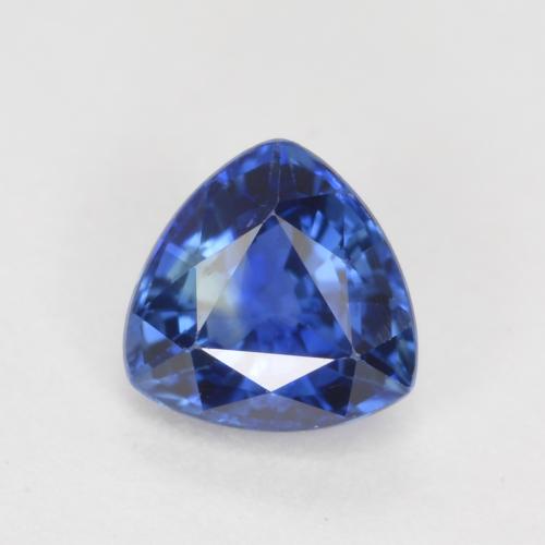 Dark Blue Sapphire Gem - 0.5ct Trillion Facet (ID: 570782)