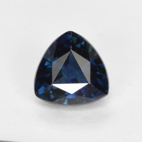 Azul oscuro Zafiro Gema - 0.6ct Forma trillón (ID: 570813)
