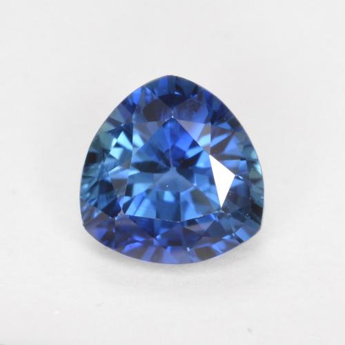 Azul marino Zafiro Gema - 0.5ct Forma trillón (ID: 570815)