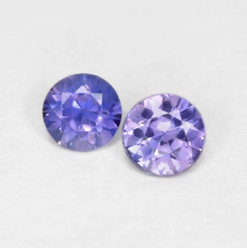 Bright Violet Сапфир Камень - 0.1ct Бриллиантовая Огранка (ID: 577321)