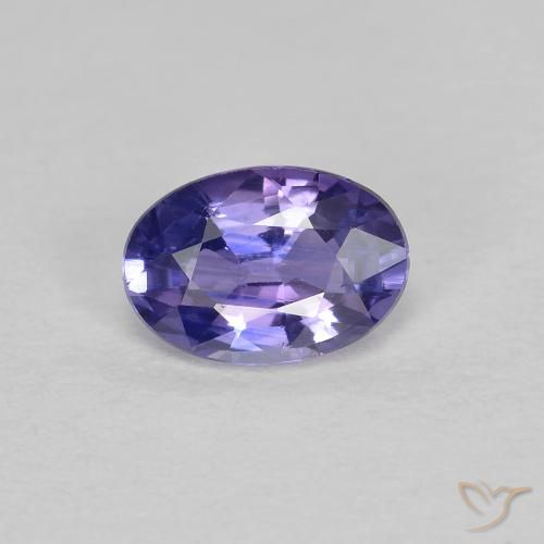 0.49ct Natural Deep Purple Sapphire, Oval, VS