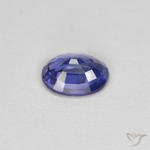 Sapphire Gemstone in 5 x 4 mm (calibrated) Size for Sale, Sapphire Stone in Violet Blue Color