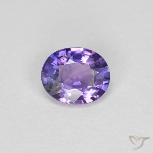 0.38ct Natural Deep Violet Sapphire, Oval, VS