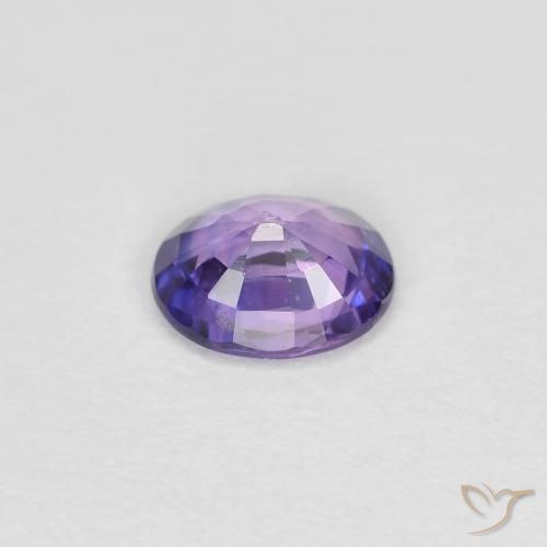 Sapphire Gemstone in 5 x 4 mm (calibrated) Size for Sale, Sapphire Stone in Deep Violet Color