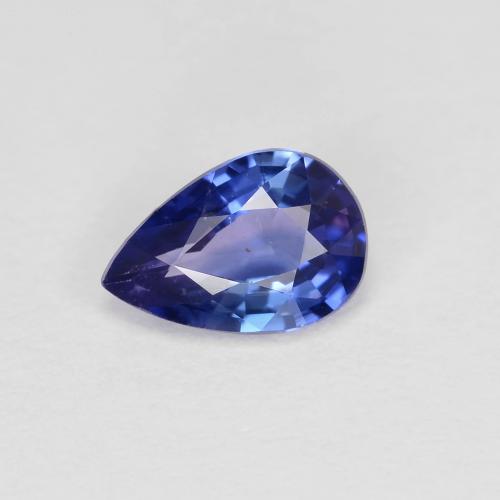 Cornflower Blue Sapphire Gem - 0.5ct Pear Facet (ID: 587747)