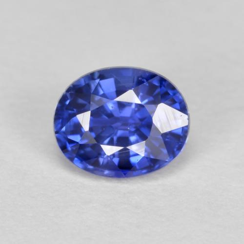 Azul intenso Zafiro Gema - 0.6ct Forma ovalada (ID: 588558)