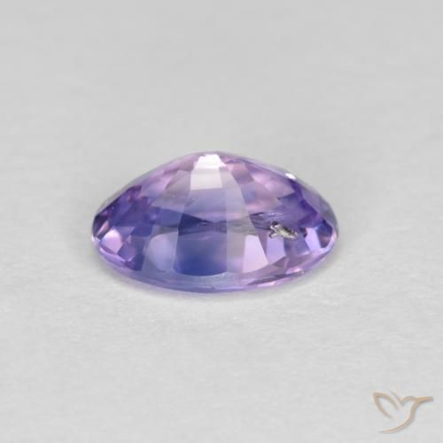 Sapphire Gemstone in 6 x 4 mm (calibrated) Size for Sale, Sapphire Stone in Medium Light Violet Color
