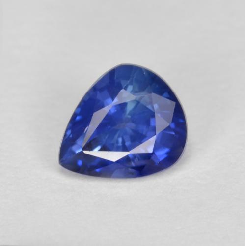 Egyptian Blue Sapphire Gem - 0.5ct Pear Facet (ID: 588560)