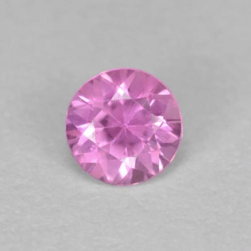 tiefrosa Saphir Edelstein - 0.1ct Diamanten-Schliff (ID: 589871)