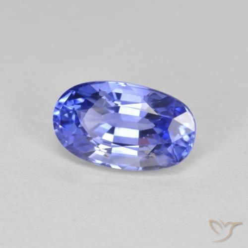 2.36 ct Blue Sapphire Stone, Natural Sapphire in Oval Facet Shape for Sale