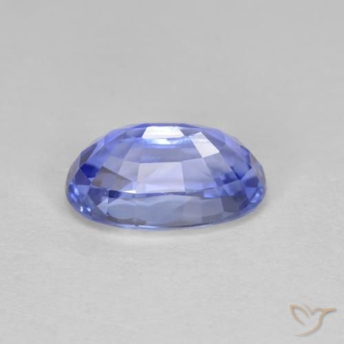 Sapphire Gemstone in 9.5 x 5.7 mm Size for Sale, Sapphire Stone in Deep Violet Blue Color