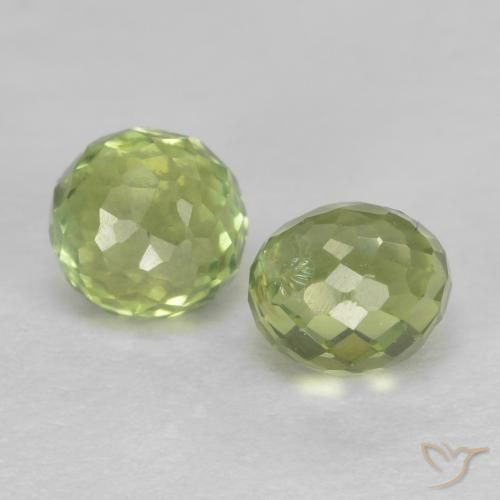 1.04ctw Natural Yellowish Green Sapphire, Round, VS