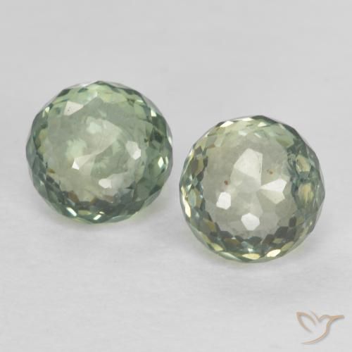 0.91ctw Natural Grayish Green Sapphire, Round, VS