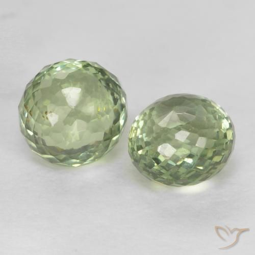1.02 ctw Green Sapphire Stones, Natural Sapphire in Round Mixed-Cut Shape for Sale