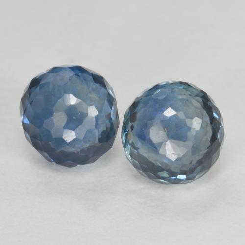 Blue Sapphire Gem - 0.5ct Ball Facet (ID: 592805)