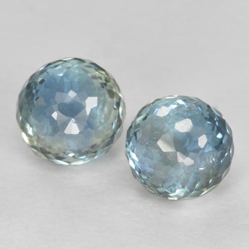 Blu scuro Zaffiro Gem - 0.5ct Sfera sfaccettata (ID: 592808)
