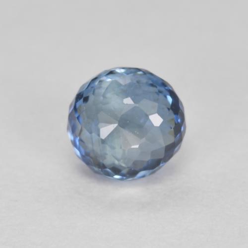 Deep Blue Sapphire Gem - 0.5ct Ball Facet (ID: 593646)