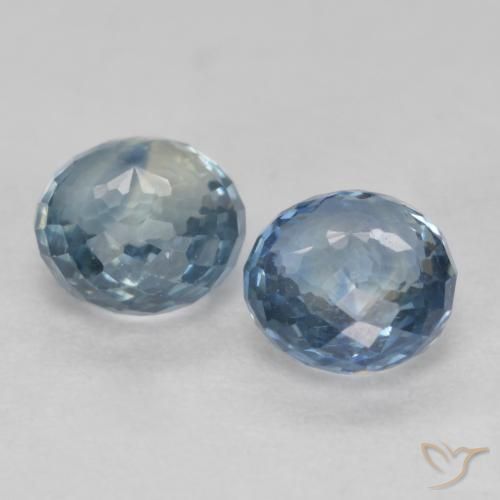 Sapphire Gemstones in 4 mm (calibrated) Size for Sale, Sapphire Stones in Green Blue Color