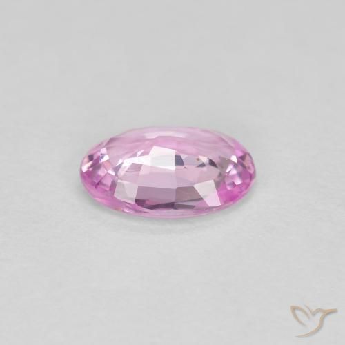 Sapphire Gemstone in 6.3 x 4.5 mm Size for Sale, Sapphire Stone in Light Royal Purple Pink Color