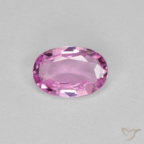 0.58ct Natural Royal Purple Pink Sapphire, Oval, VVS