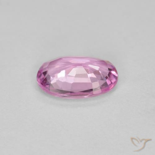 Sapphire Gemstone in 6.5 x 4.4 mm Size for Sale, Sapphire Stone in Royal Purple Pink Color