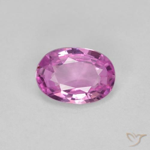 0.73ct Natural Pinkish Purple Sapphire, Oval, VVS