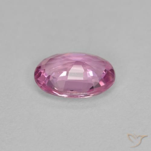 Sapphire Gemstone in 6.6 x 4.8 mm Size for Sale, Sapphire Stone in Light Purple Color