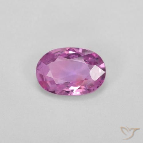 0.55ct Natural Pinkish Purple Sapphire, Oval, VVS