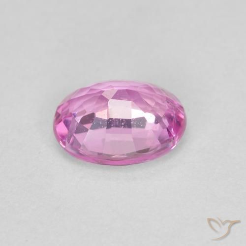 Sapphire Gemstone in 5 x 4 mm (calibrated) Size for Sale, Sapphire Stone in Light Royal Purple Pink Color