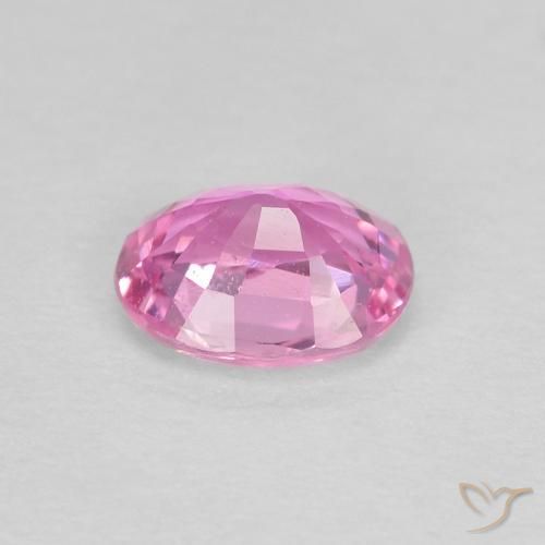 Sapphire Gemstone in 5 x 4 mm (calibrated) Size for Sale, Sapphire Stone in Royal Purple Pink Color
