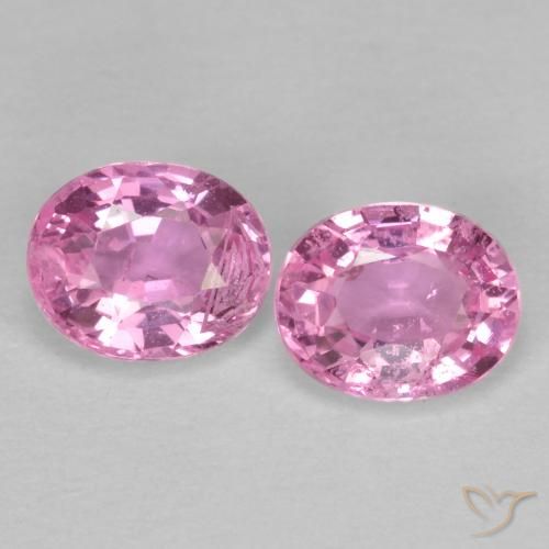 0.90ctw Natural Royal Purple Pink Sapphire, Oval, VS-SI