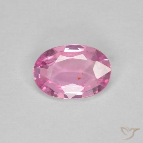 0.59ct Natural Hot Pink Sapphire, Oval, VS, Photo A