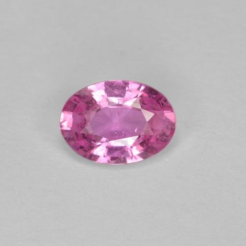 Zaffiro Ovale sfaccettato da 0,68 ct dal Madagascar, dimensione 6,4 x 4,7mm, purezza VS, pietra preziosa naturale Riscaldato, Zaffiro 1pc in colore Rosa scuro, durezza Mohs di 9 adatto per gioielli da indossare ogni giorno, Pietra portafortuna tradizionale di aprile, Photo A