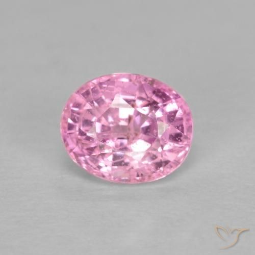 0.56ct Natural Very Light Pink Sapphire, Oval, VS-SI