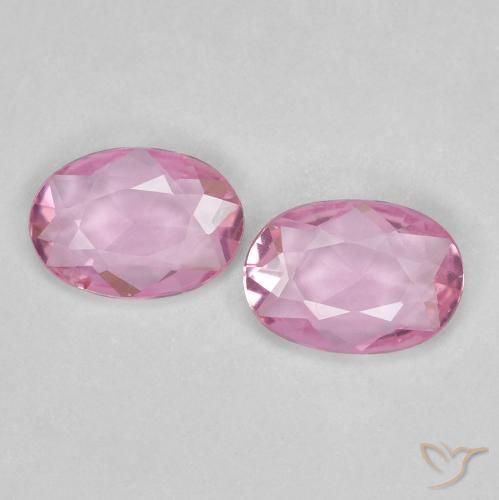 0.73 ct Loose Pink Sapphire, 6 x 4.2 mm Oval Cut From Tanzania, Photo A