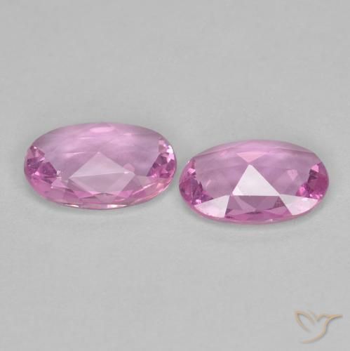 Sapphire Gemstones in 5.7 x 4 mm Size for Sale, Sapphire Stones in Royal Purple Pink Color