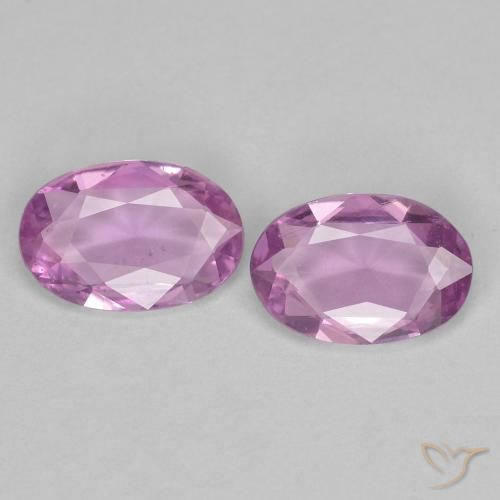 0.73 ct Loose Pink Sapphire, 6 x 4.1 mm Oval Cut From Tanzania, Photo A