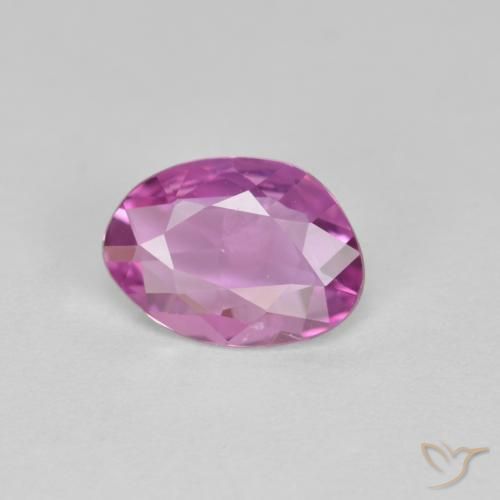 0.89 ct Purple Sapphire Stone, Natural Sapphire in Fancy Cut Shape for Sale