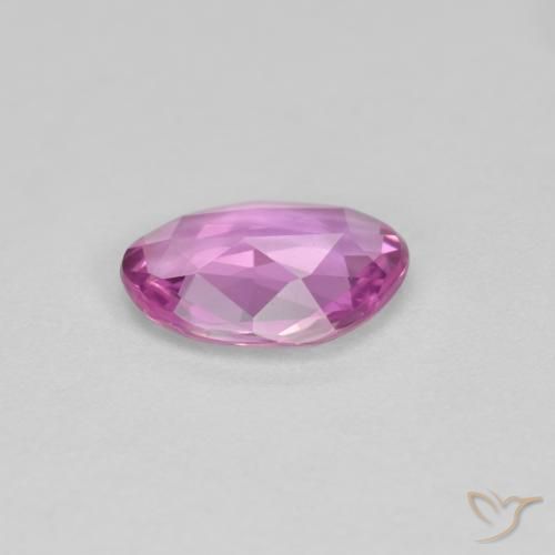 Sapphire Gemstone in 7.7 x 5.6 mm Size for Sale, Sapphire Stone in Medium Purple Color