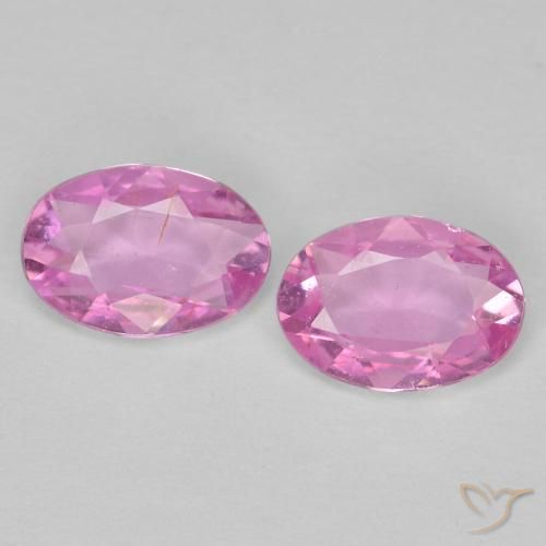 0.76 ct Purple Sapphire, 5.9 x 4.1 mm Oval Cut From Tanzania, Photo A