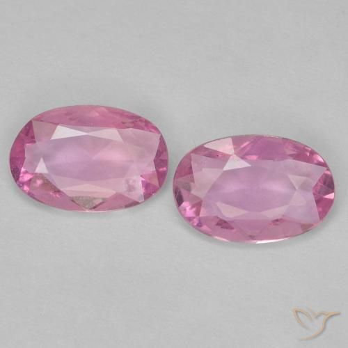 0.73 ct Loose Pink Sapphire, 6.1 x 4.1 mm Oval Cut From Tanzania, Photo A