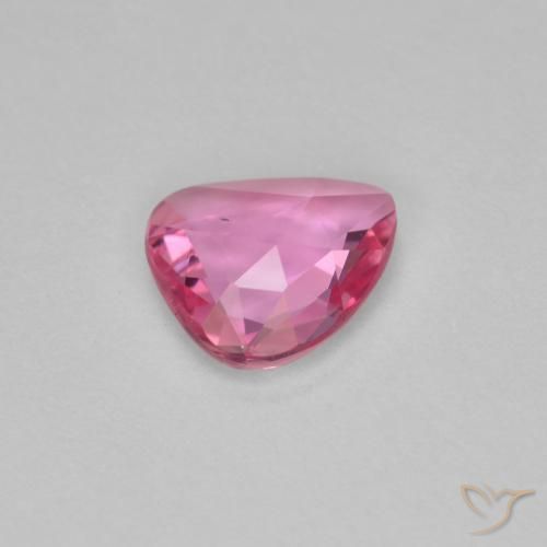 Sapphire Gemstone in 6.6 x 6 mm Size for Sale, Sapphire Stone in Bubblegum Pink Color