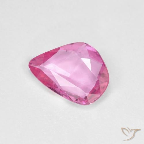 Zafiro rosa de 0,99 quilates, 8,5 x 6 mm de forma extraña de Tanzania, Photo A