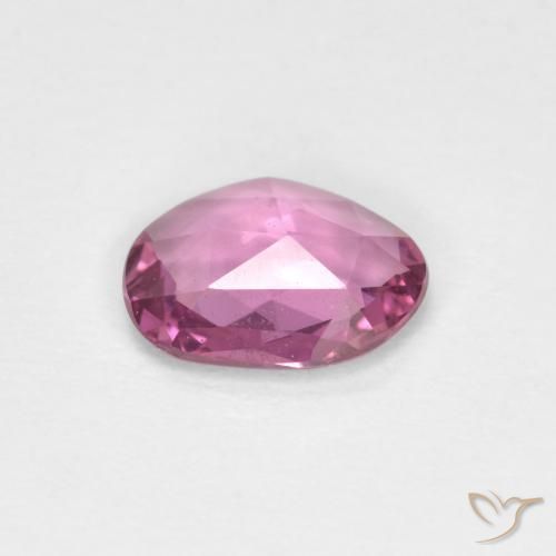 Sapphire Gemstone in 7.2 x 5.5 mm Size for Sale, Sapphire Stone in Medium Pink Color